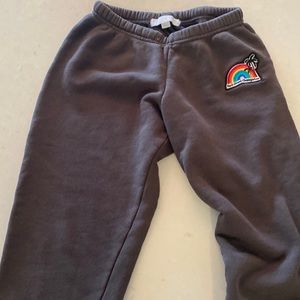 Spiritual gangster grey sweatpants. Size xs